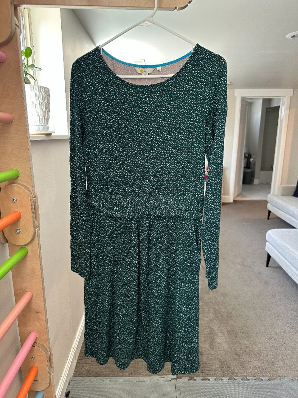 Boden Abigail Jersey Dress - Green